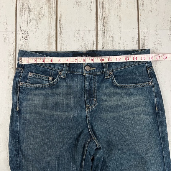 Calvin Klein Women's Flare Jeans Size 6 Boot Cut Wide Leg - Picture 10 of 12